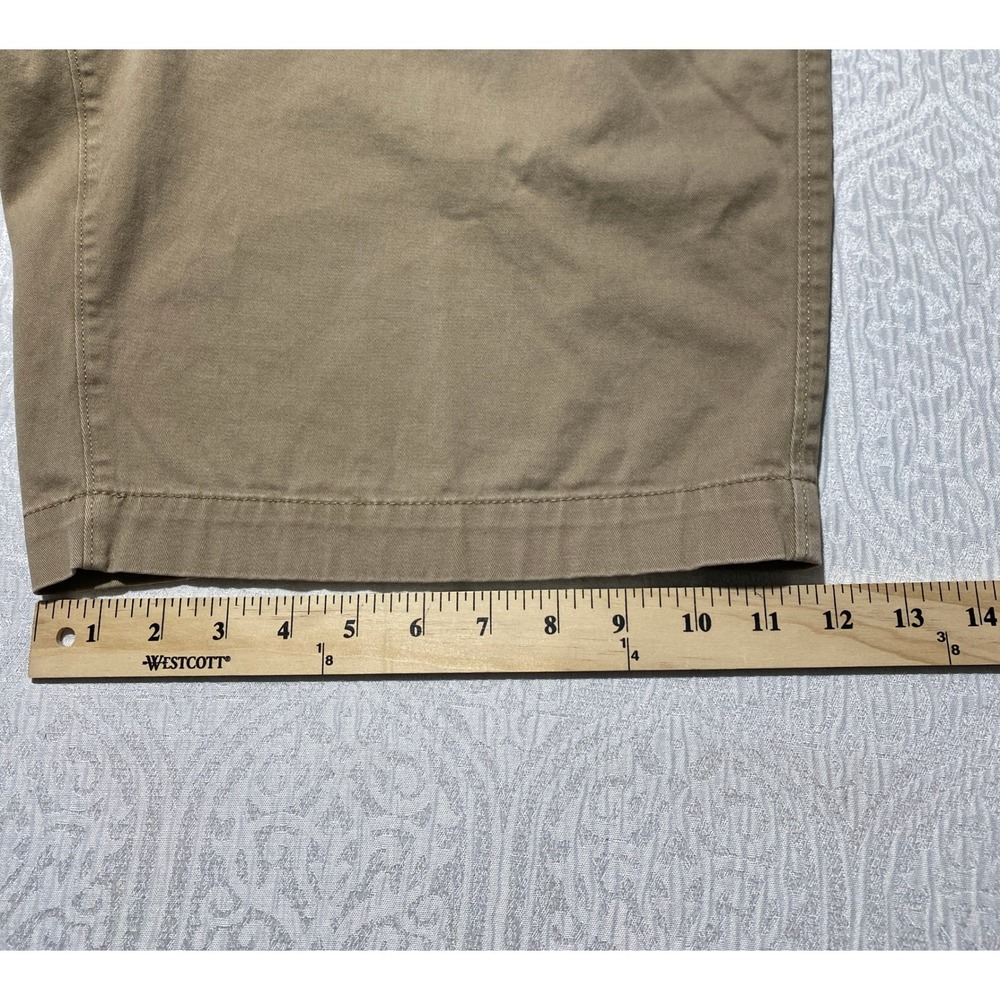 Sonoma Goods For Life Mens Flexwear Khaki Chino Shorts Tan Size 38 Stretch - Picture 7 of 9